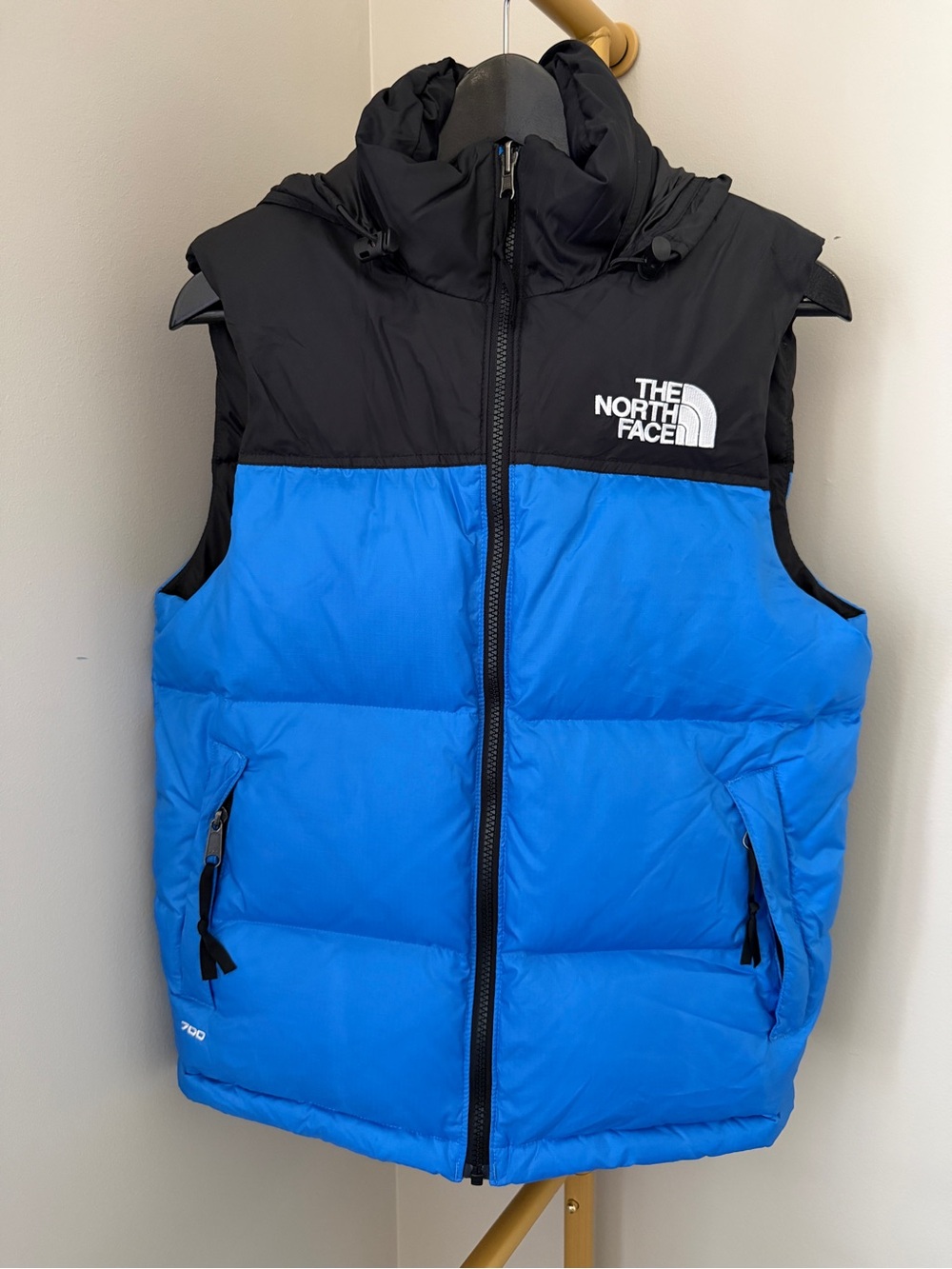 The North Face Vest Black Blue Size XS
